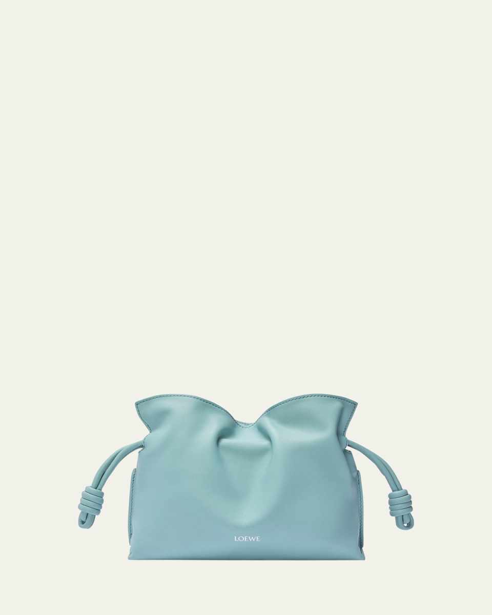 x Suna Fujita Flamenco Mini Fish Printed Clutch Bag